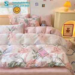 Bộ Chăn Ga Gối Cotton Hàn Quốc Nhập CHQ-047