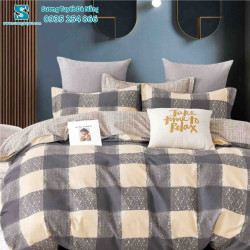 Bộ Chăn Ga Gối Cotton Hàn Quốc Nhập CHQ-048