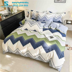 Bộ Chăn Ga Gối Cotton Hàn Quốc Nhập CHQ-053