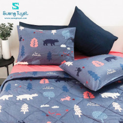 Bộ Chăn Ga Gối Cotton Lụa Modal - CLM 20