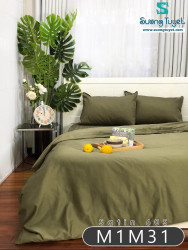 Bộ Chăn Ga Lụa Satin 60S M1M-31