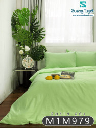 Bộ Chăn Ga Lụa Satin 60S M1M-979