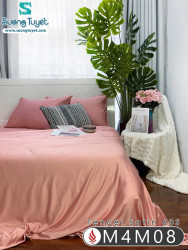 Bộ Chăn Ga Tencel Satin 60S M4M-08