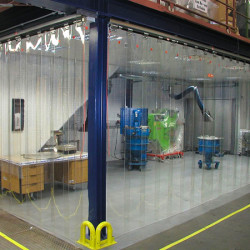 Rèm Nhựa PVC Ngăn Bụi, Tiếng Ồn