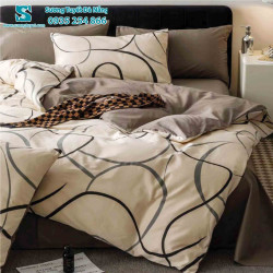 Bộ Chăn Ga Gối Cotton Hàn Quốc Nhập CHQ-040