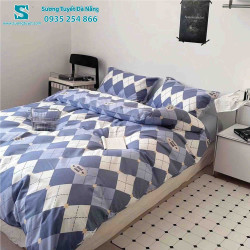 Bộ Chăn Ga Gối Cotton Hàn Quốc Nhập CHQ-035