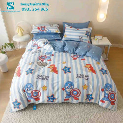 Bộ Chăn Ga Gối Cotton Hàn Quốc Nhập CHQ-033