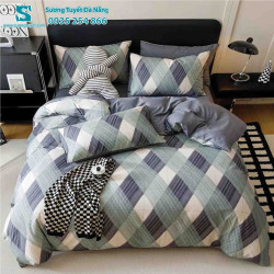 Bộ Chăn Ga Gối Cotton Hàn Quốc Nhập CHQ-024