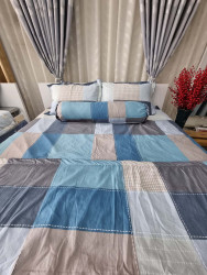 Bộ Chăn Ga Gối Cotton Lụa Modal - CLM 41
