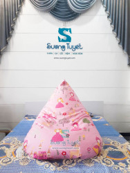 Ghế Lười Hạt Xốp Giọt Nước Hoạt Hình Công Chúa- GL029