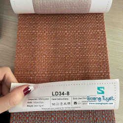 Mẫu Vải Bố Trơn LDN May Sofa, Đệm Ghế Gỗ