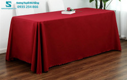 Khăn Bàn - Áo Ghế: Mẫu Vải Gấm Trơn