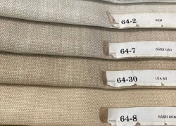 Mẫu Vải Bố Ghi Xám AGB May Đệm Ghế