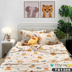 Mẫu Vải Tencel 60S Hoạt Hình Cho Bé