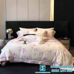 Bộ Chăn Ga Lụa Luxury 07