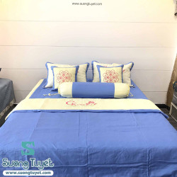 Bộ Chăn Ga Lụa Satin - DLS 005