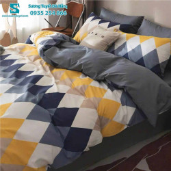 Bộ Chăn Ga Gối Cotton Hàn Quốc Nhập CHQ-008