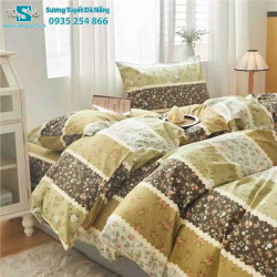 Bộ Chăn Ga Gối Cotton Hàn Quốc Nhập CHQ-013