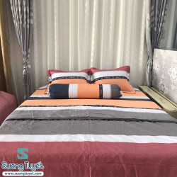 Bộ Chăn Ga Gối Cotton Hàn Quốc CHQ-051